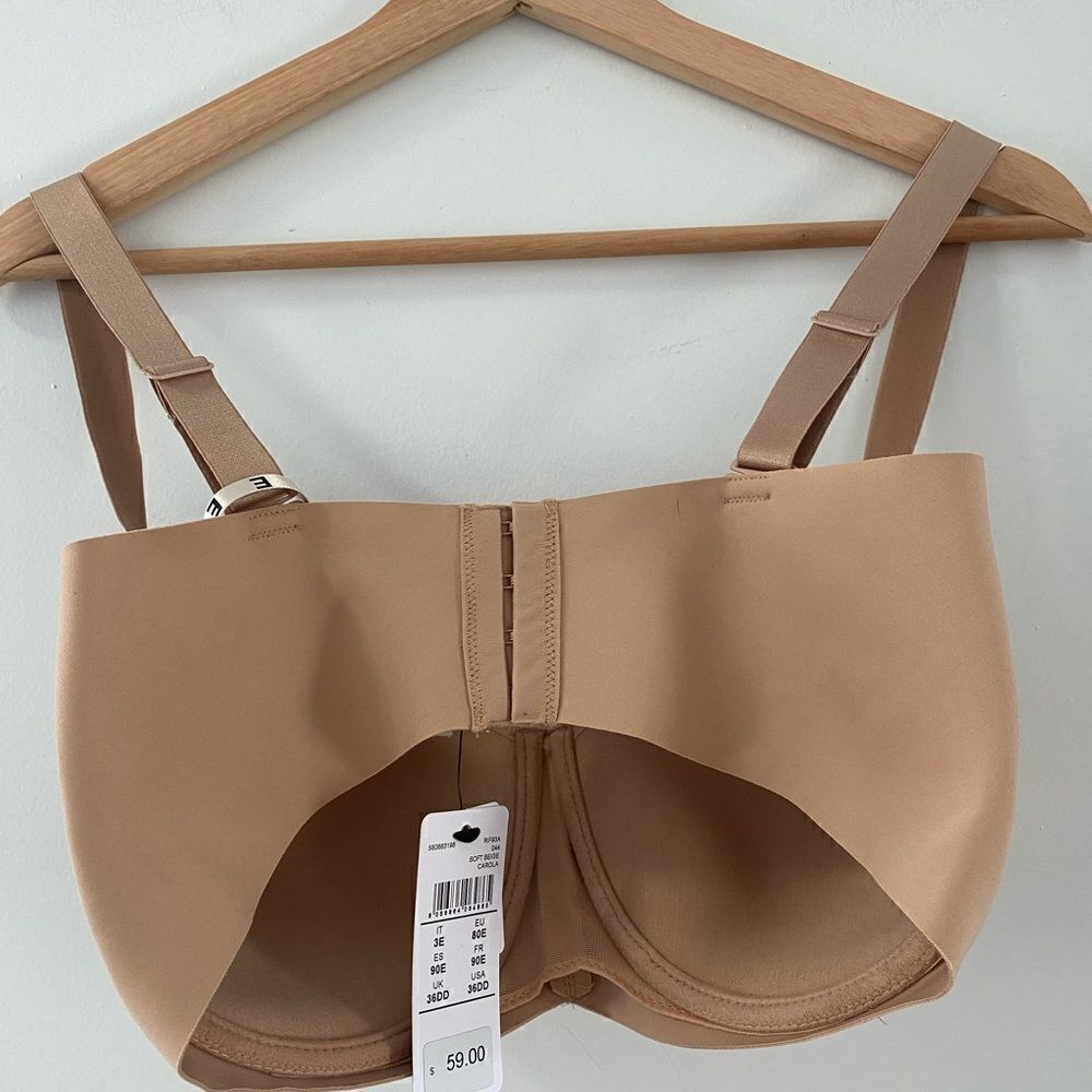 Intimissimi Carola Bandeau Bra in Microfiber Size 36DD - Picture 4 of 5